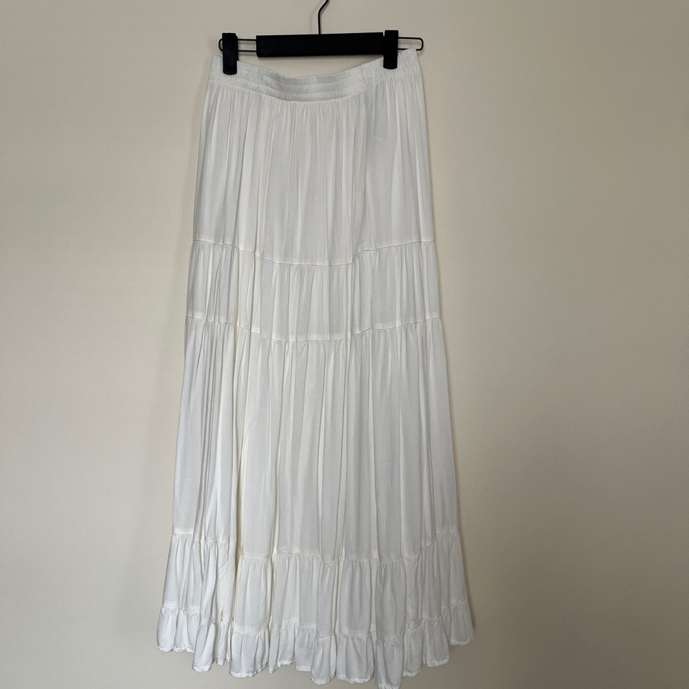 American Eagle Outfitters White Maxi Skirt